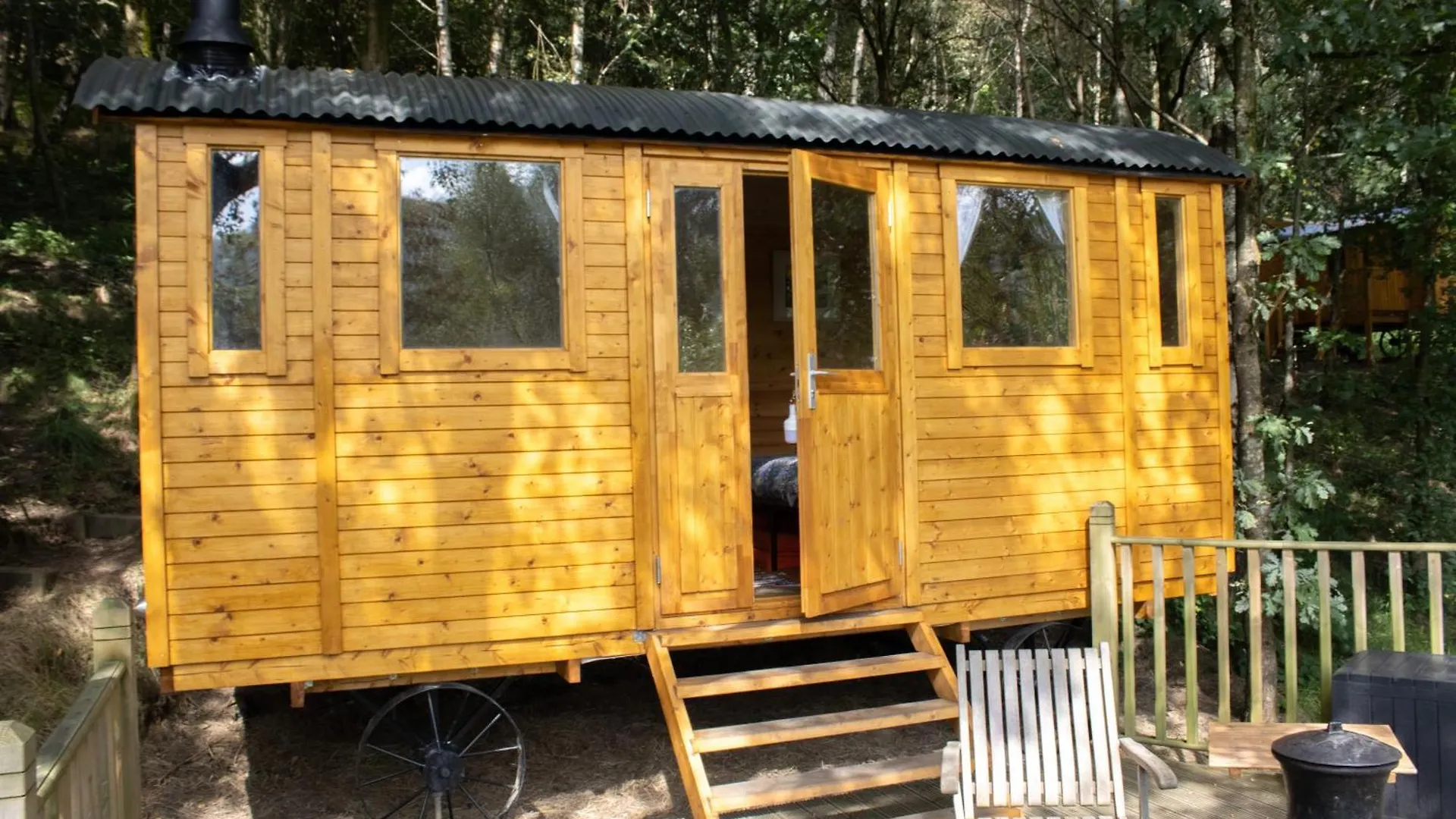Kamp alanı Pike'S Cabin In The Woods Hebden Bridge