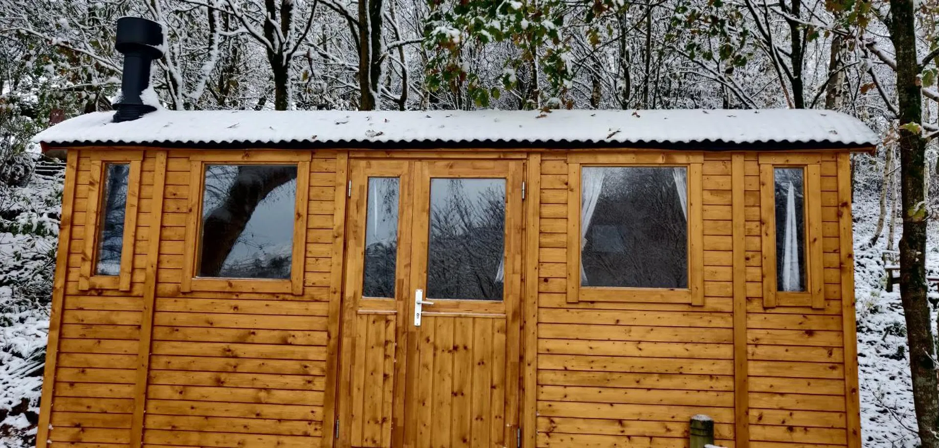 Kamp alanı Pike'S Cabin In The Woods Hebden Bridge Birleşik Krallık